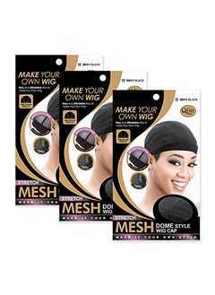 (3 Pack) Qfitt Mesh Dome Style Wig Cap 5011 - pzsku/ZD1254CB6EAAE4BCA8858Z/45/_/1719052307/63ccf3b5-6a9d-45fc-996a-45659ab35f13