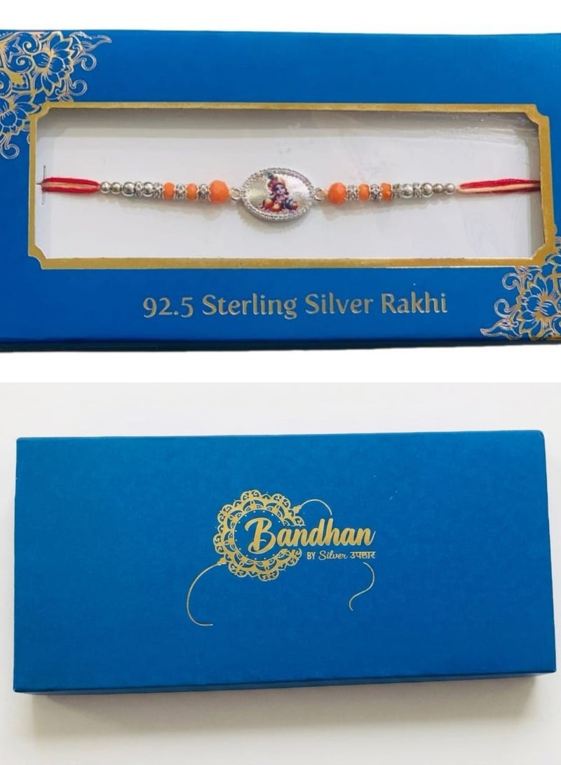 BANDHAN 925 SILVER RAKHI KHUSHBOO JEWELES - Image 3
