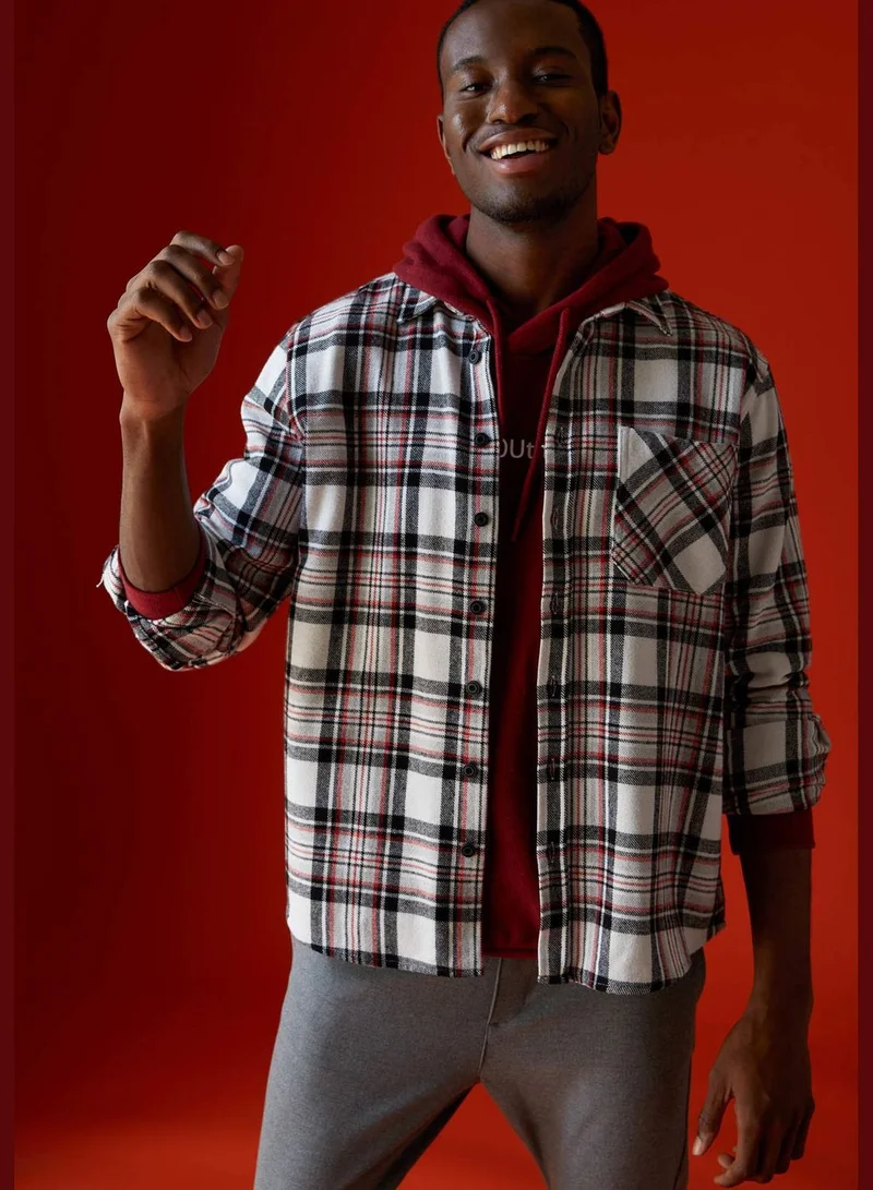 DeFacto Regular Fit Check Patterned Shirt