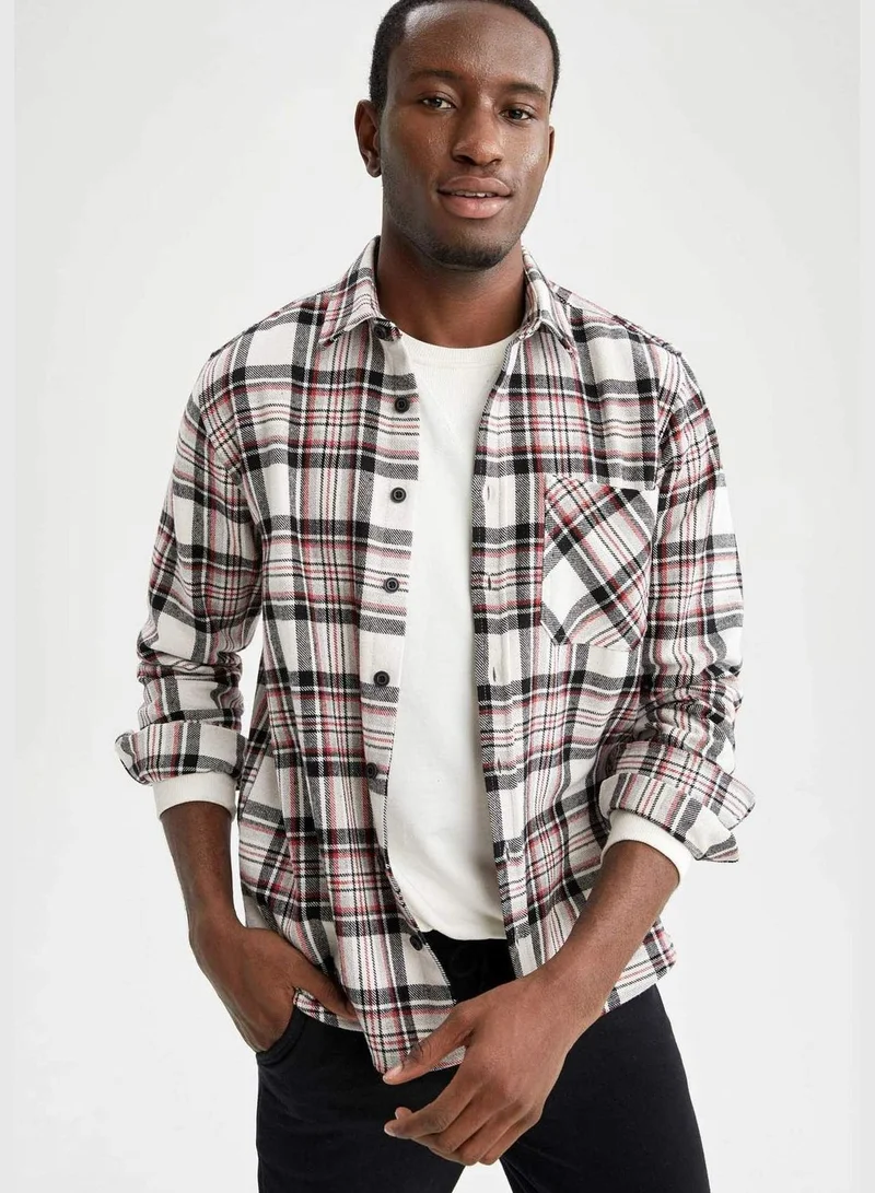 DeFacto Regular Fit Check Patterned Shirt