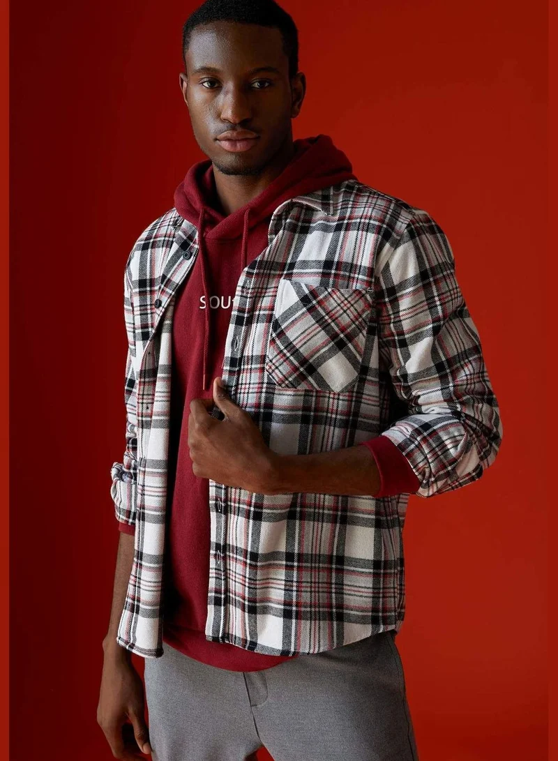 DeFacto Regular Fit Check Patterned Shirt