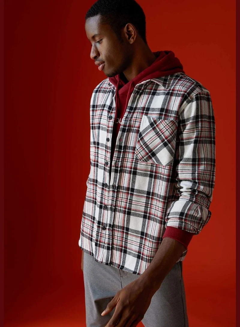 DeFacto Regular Fit Check Patterned Shirt