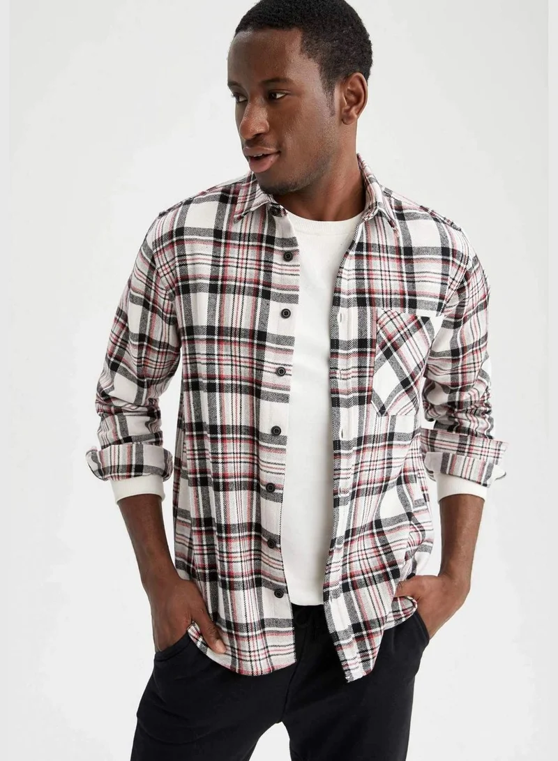 DeFacto Regular Fit Check Patterned Shirt