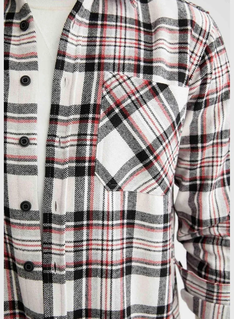 DeFacto Regular Fit Check Patterned Shirt