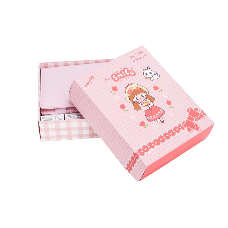 DIY Horizontal Diary Sketchbook Pocket Notepad Girls Diary Cute Notebook Stationery Notebook Diary School Office Supplies Gift Box - Image 1