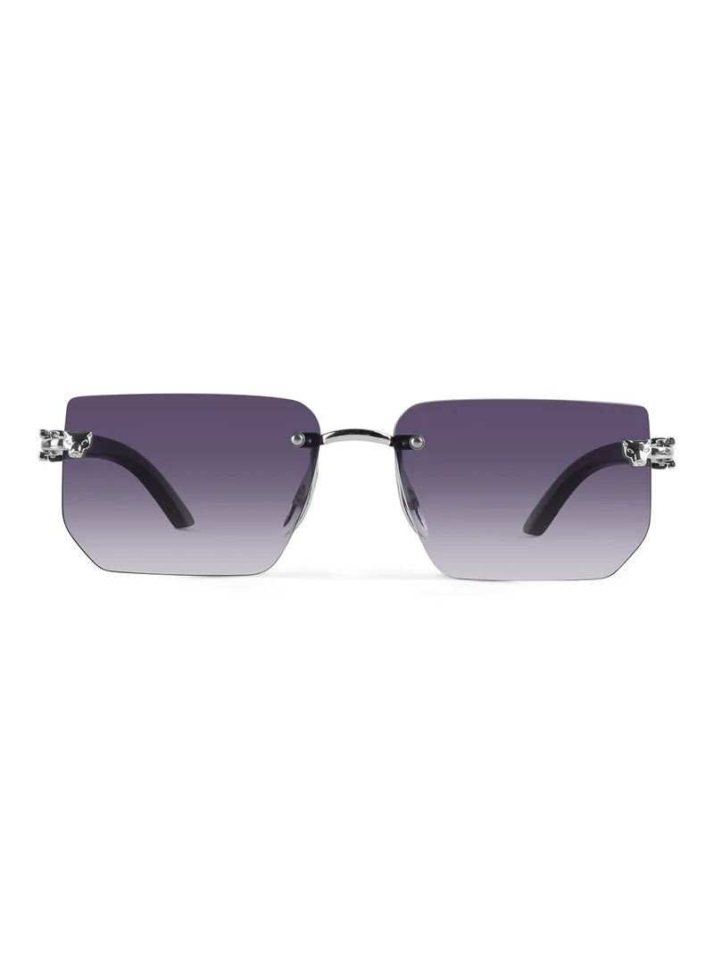 Woggles  Unisex UV Protection Rectangle Sunglasses |Rimless Sunglasses  | Best Price UAE
