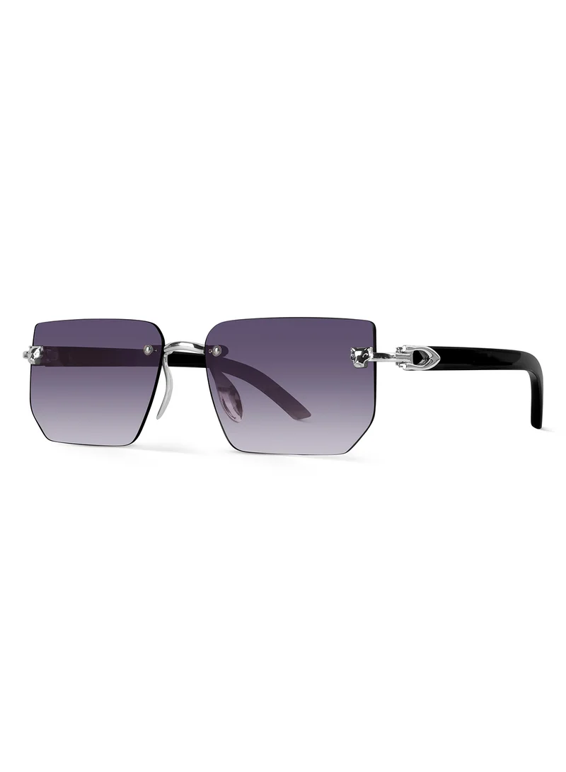 Woggles  Unisex UV Protection Rectangle Sunglasses |Rimless Sunglasses  | Best Price UAE