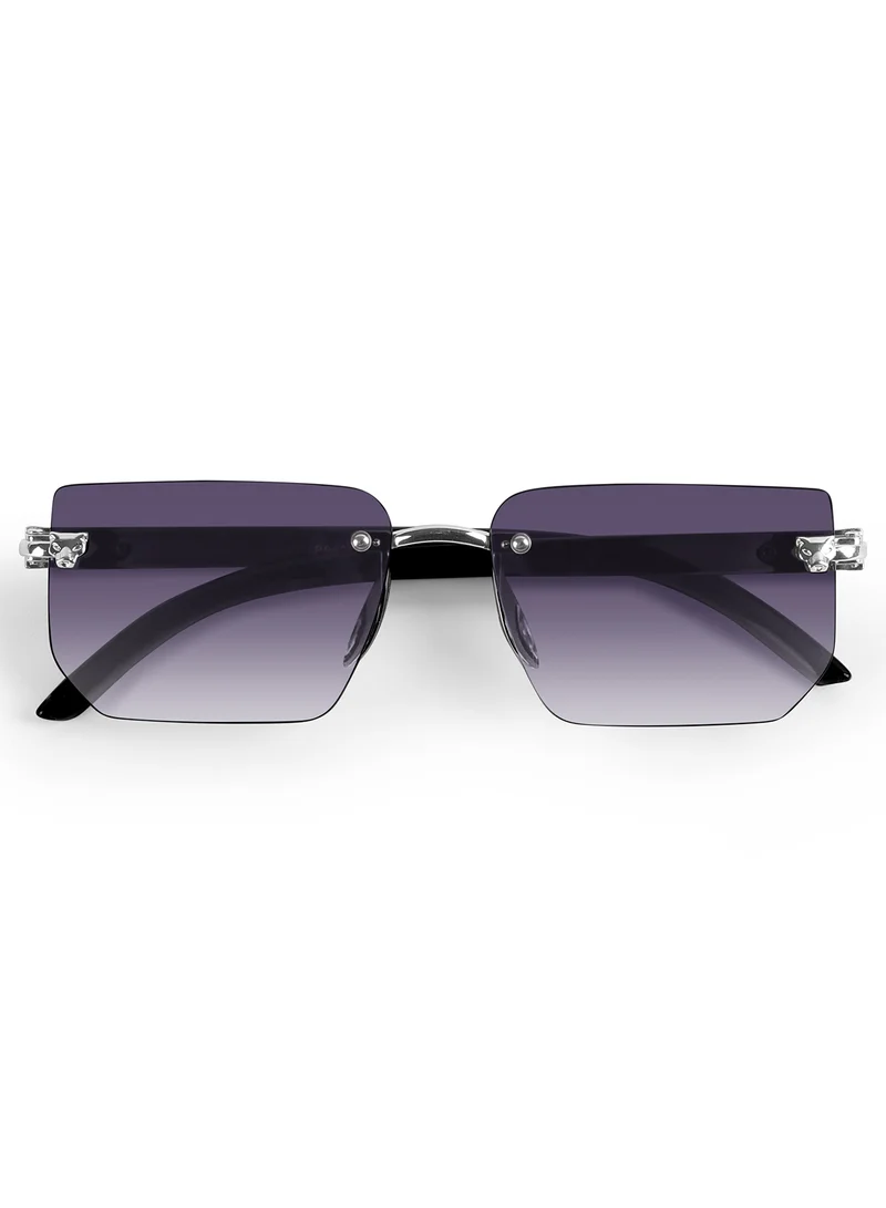 Woggles  Unisex UV Protection Rectangle Sunglasses |Rimless Sunglasses  | Best Price UAE