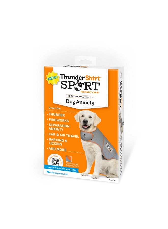 ThunderShirt For Dogs, Large, Platinum Sport  Dog Anxiety Relief Calming Vest - Image 2