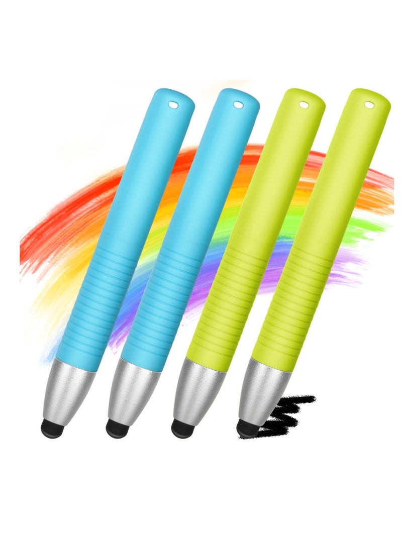 Kid-Friendly Stylus Pen, Kids Stylus Pens for Touch Screens, 4 Pack Stylus Pen for Kids, Easy Grip and Safe, Compatible with Apple/Android/iPad Pro/Mini/Air/iWatch/Kindle, Ect - Image 1