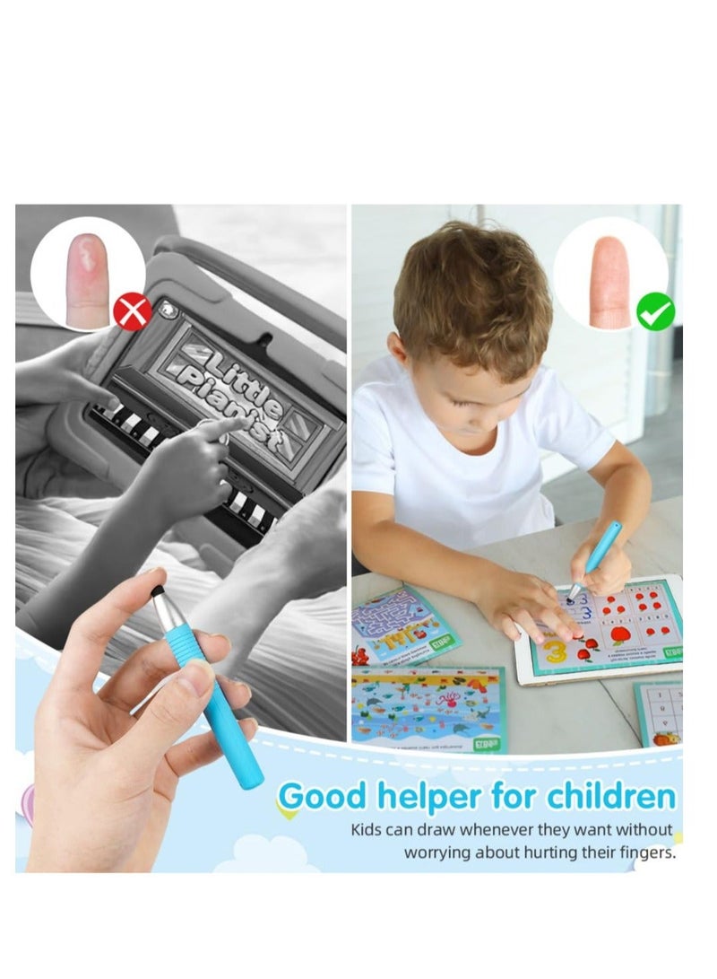 Kid-Friendly Stylus Pen, Kids Stylus Pens for Touch Screens, 4 Pack Stylus Pen for Kids, Easy Grip and Safe, Compatible with Apple/Android/iPad Pro/Mini/Air/iWatch/Kindle, Ect - Image 4