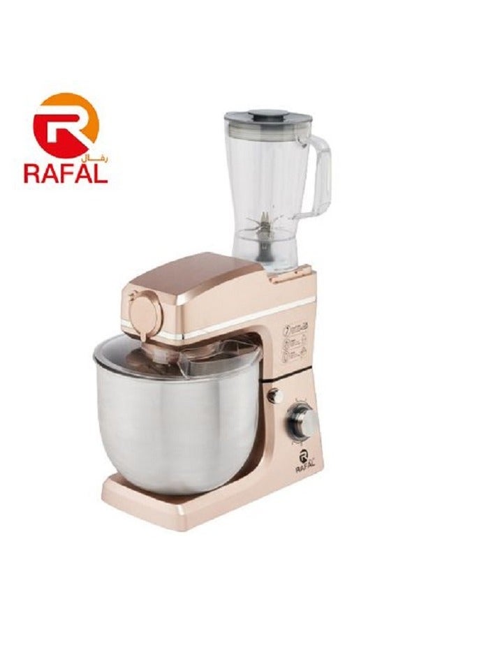رافال Rafal عجان 10 لتر/2200 وات متعدد الوظائف 3 في 1(عجان -مفرمة -خلاط) جولد روز - Image 2