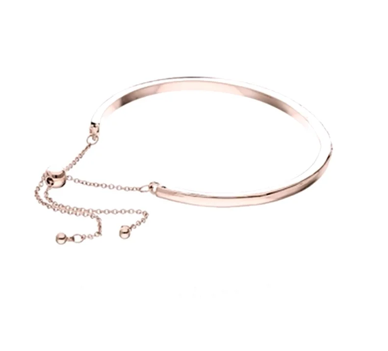 Buckley London  BUCKLEY LONDON IMI ROSE GOLD SPARKLE CHANNEL BANGLE for Women | Best Price UAE