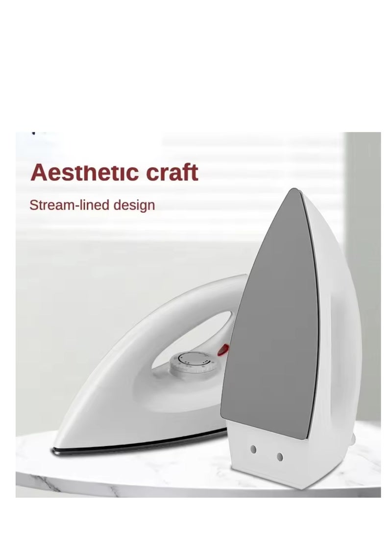 Effortless and Powerful Dry Iron with Hot Drilling Feature for Travel Versatile 1000W Iron with 5 Gear Settings for Flawless 2003（White）  - Image 4
