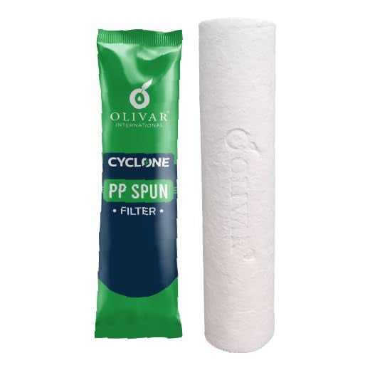 OLIVAR 10 Inch PP Spun Filter Cartridge 5 Micron for All RO Water Purifiers Set of 3  - Image 2