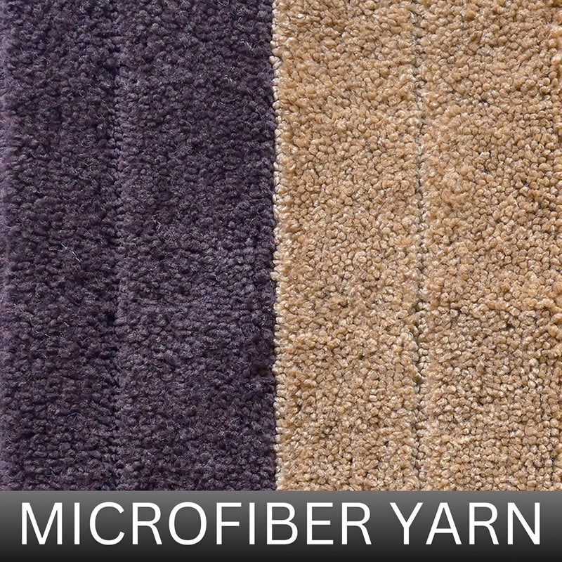 RNF R N Fibers R N Fibers Decorative Striped Non Slip Bathmat for Floor Water Absorbent Microfiber Color Fast Machine Washable 40x60 Cms Brown - Image 3