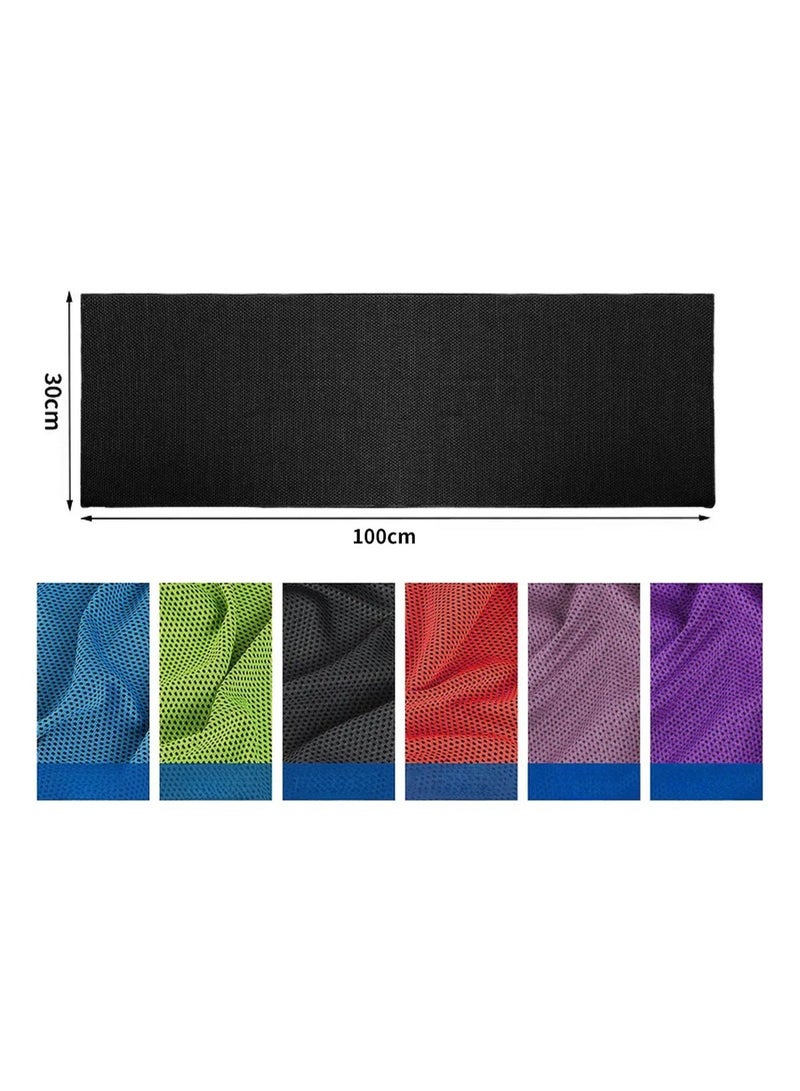 Outdoor Sports Microfiber Cooling Towel, 100 cm 30 cm, Lightweight, Multi-Functional for Gym Running Camping - Image 5