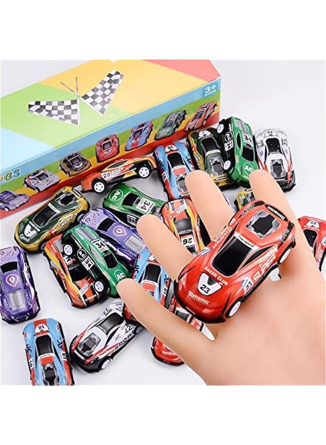 21 Pack Pull Back Toy Cars, Party Favors, Goodie Bag Stuffers, Race Vehicles Bulk, Pinata Fillers, Teacher Treasure Prize Box Toys for Boys Girls Toddlers 2,3,4,5 Years Old  - Image 4