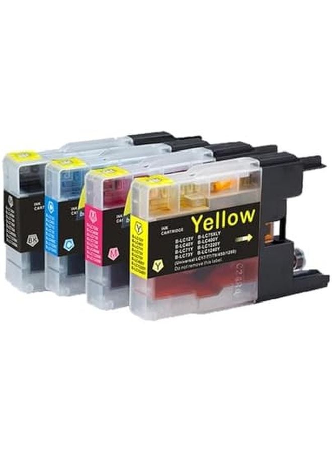 خرطوشة حبر متوافقة 1 مجموعة لـ Brother LC1280 LC1240 LC1220 XL DCP J525W J925DW MFC J430W J625DW J6510DW - Image 1