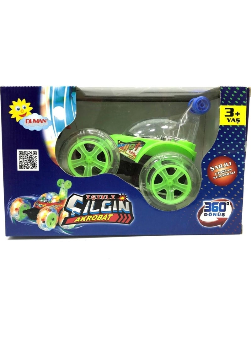 Duman Oyuncak Smoke Toy Lighted Crazy Acrobat Rechargeable Remote Control 