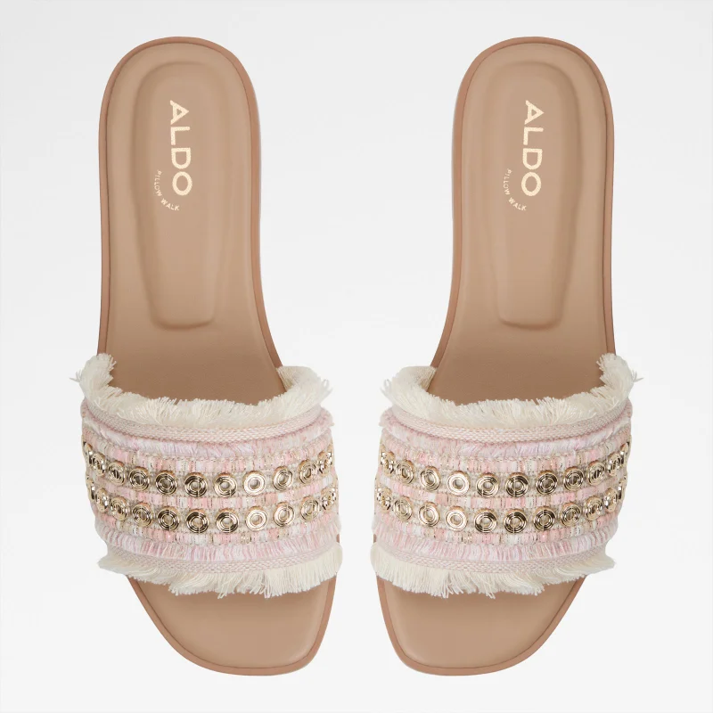 ALDO  NALANI Embellished Flat Sandals for Women | Best Price UAE