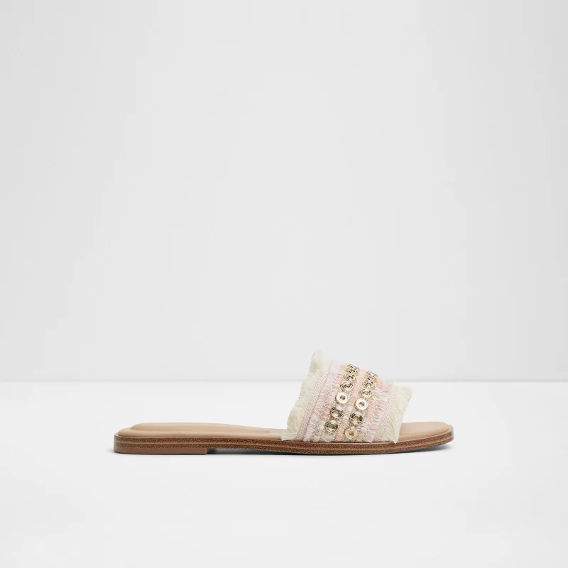 NALANI Embellished Flat Sandals