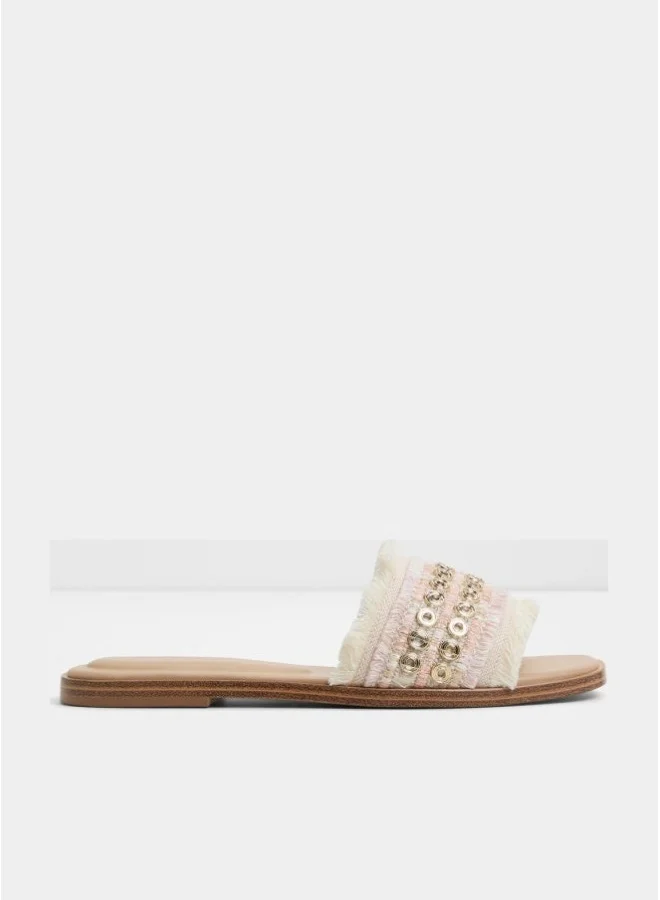ALDO NALANI Embellished Flat Sandals