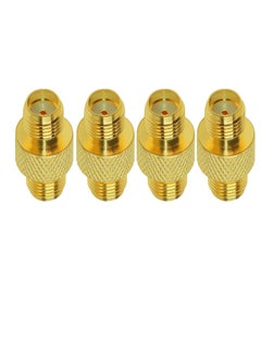 SUNSAR 4PCS SMA Female to SMA Female Connector SMA Coupler Coax Adapter Connector Kit  - Image 1