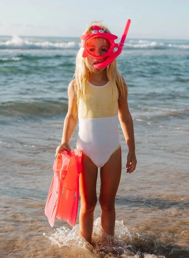 SUNNY LIFE Kids Snorkel Set Small Melody The Mermaid Pink