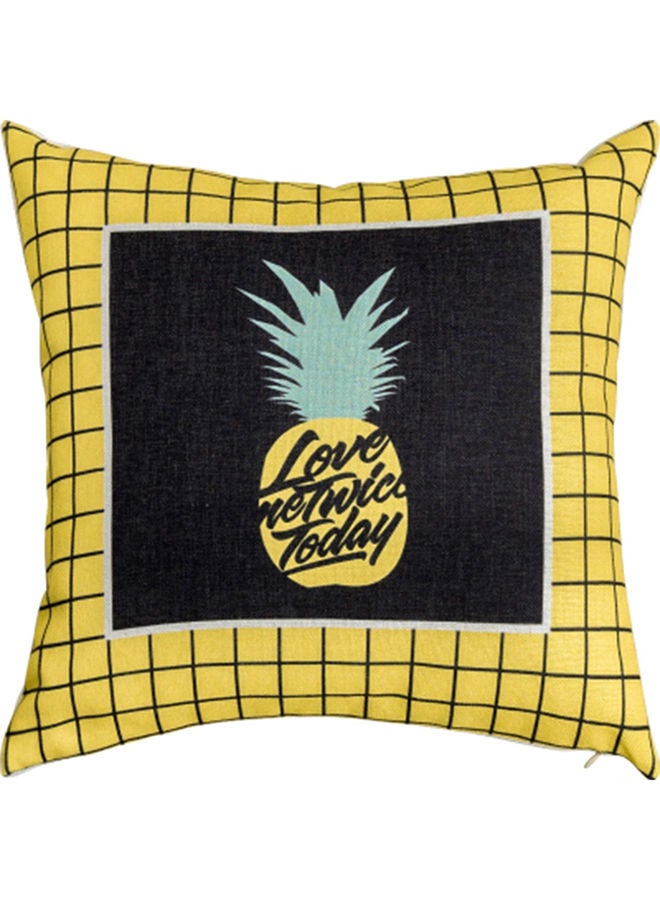 NIBEMINENT Geometric Pattern Square Cushion Cover Multicolour 45x45centimeter