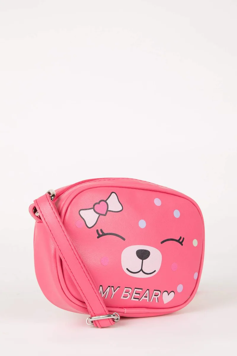 DeFacto Girl Teddy Bear Patterned Shoulder Bag