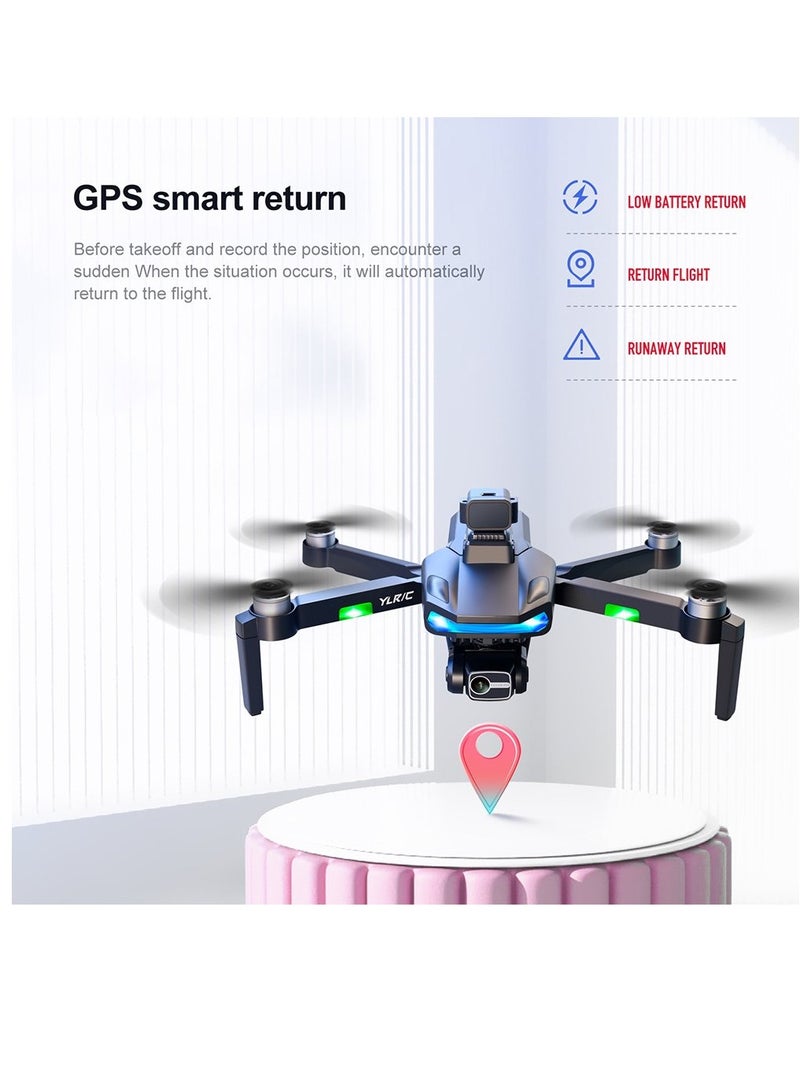 واي ال ار سي YLR / C S135 GPS 3-Axis Gimbal 5GHz RC Drone Foldable Quadcopter with 2 Battries - Image 5