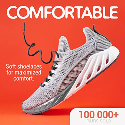 Miscly Round Shoelaces [1 Pair] 5/32″ Thick - For Shoes, Sneakers & Boots (27″, Black) - Image 3