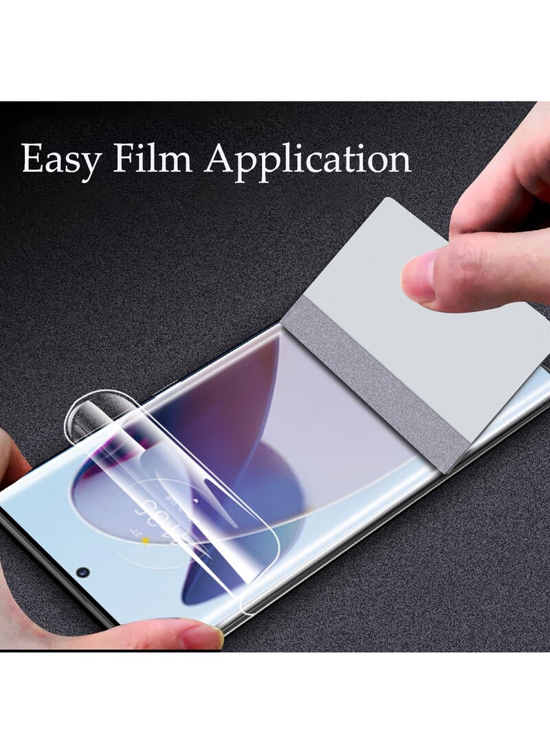 STAUD - 2 Pack Motorola Edge 40 Neo Hydrogel Screen Protector,Friendly Flexible Film 【Fingerprint Reader,Easy to install】 Bubble-Free Protection Phone Accessories,High Definition Scratch Resistant - Image 1