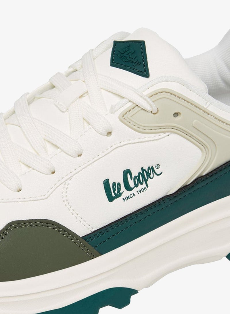 Lee Cooper Men's Colourblock Lace-Up Sneakers - Image 4