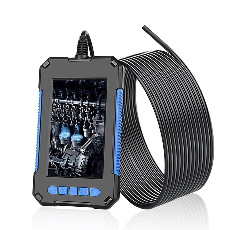 P40 Portable Handheld Industrial Endoscope Borescope Inspection Camera IP67 Waterproof 5.5mm Lens Built-in 6pcs Adjustable LEDs with 4.3 Inch High-definition 1080P Display Screen - Image 2