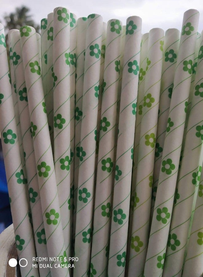 Emerald Paper Straws(Per Rs: 0.80) 6mm - 100pcs - Image 2