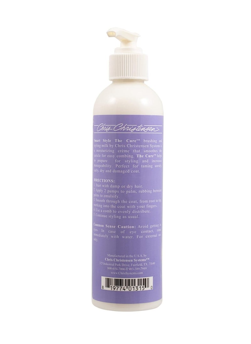 Chris Christensen Smart Style The Cure Brushing and Styling Milk Dog Conditioner Groom Like a Professional Prepares the Coat For Styling 273ml  - Image 2