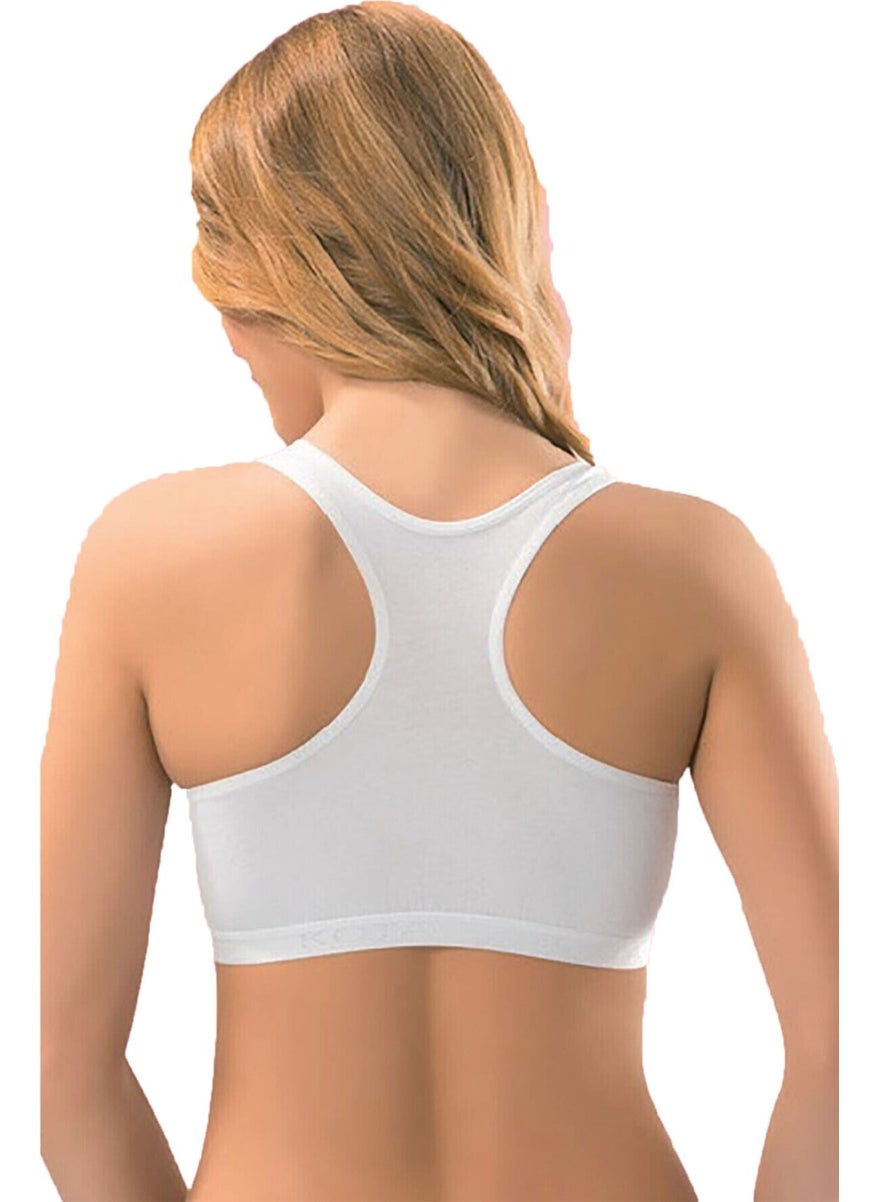 Rivaling All, Wide Strapped Women's Athlete Bustier Combed Cotton Half Athlete - pzsku/ZD1272E59E57C315B816DZ/45/_/1725722000/8d835657-8601-40b1-ba0a-5bb02945c561