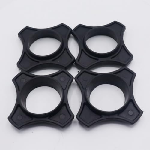 Cheerock 4 Pack Reusable Wireless Microphone Protection Rings, Anti-Rolling Silicone Holder Accessories for KTV Mic Device, Shakeproof Design Protects Against Falling & Slipping, Black - Image 5