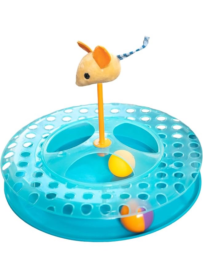 Petstages - Cheese Chase Cat Track Toy - Image 1
