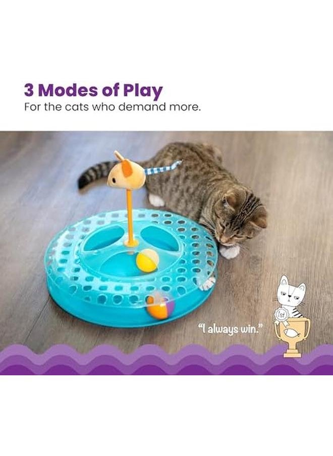 Petstages - Cheese Chase Cat Track Toy - Image 1
