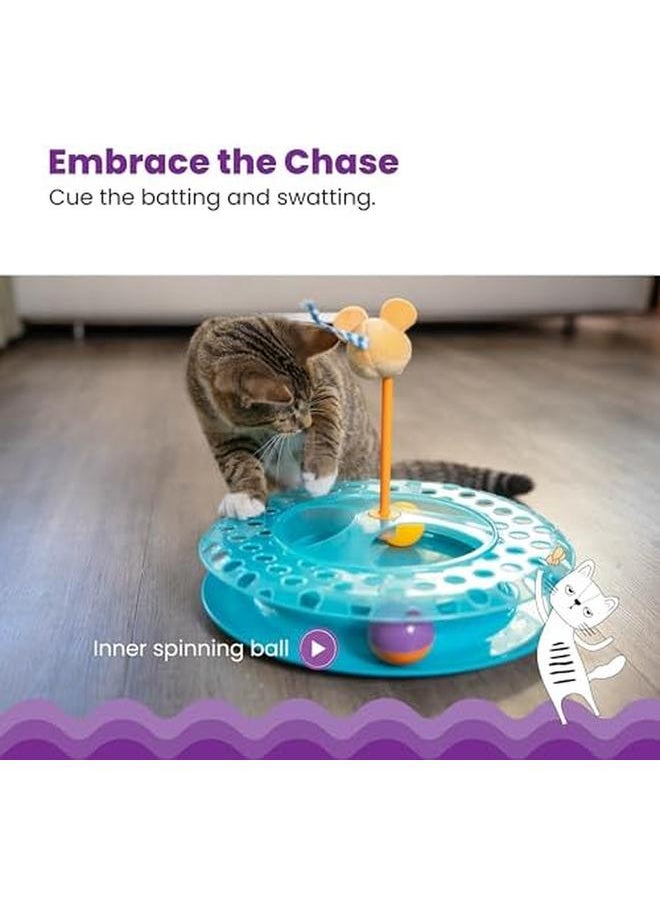 Petstages - Cheese Chase Cat Track Toy - Image 1