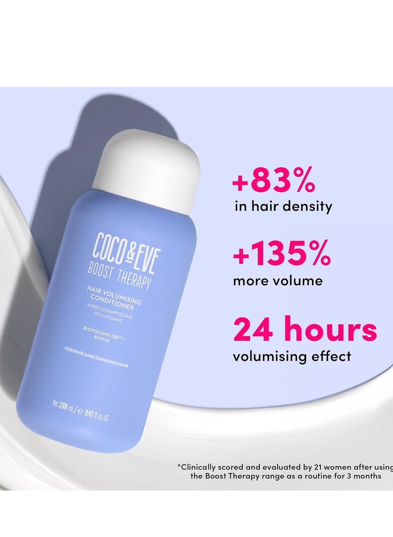 COCO & EVE Coco & Eve Boost Therapy Hair Volumizing Conditioner with Biotin to Target Fine, Thinning Hair, Increase Volume and Density. Smoothes Strengthens & Thickens for Fuller Healthier Hair (9.47 Fl Oz)  - Image 3