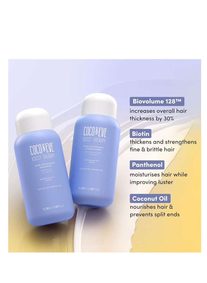 COCO & EVE Coco & Eve Boost Therapy Hair Volumizing Conditioner with Biotin to Target Fine, Thinning Hair, Increase Volume and Density. Smoothes Strengthens & Thickens for Fuller Healthier Hair (9.47 Fl Oz)  - Image 4
