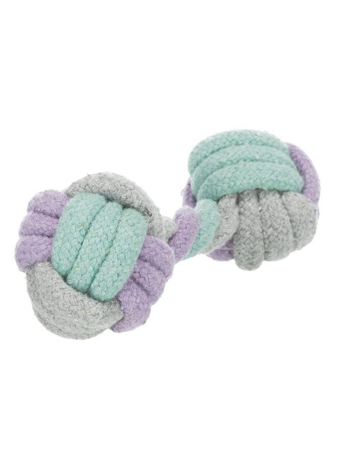 تريكسي دمبل حبلي صغير للحيوانات الأليفة، ألعاب شد غير سامة للجراء والكلاب البالغة، مصنوعة من القطن، تساعد في تدليك لثة الكلاب وتعزز صحة الأسنان - 15 سم (عبوة من 3 قطع) - Image 2