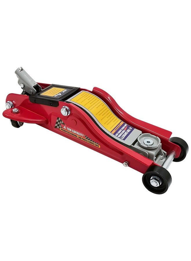 Agc - Premium Quality Professional Low-Profile Service Jack. Hydraulic Jack for Cars and Trucks - 4 Ton - RED - Image 1