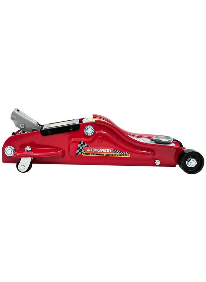 Agc Premium Quality Professional Low-Profile Service Jack. Hydraulic Jack for Cars and Trucks - 4 Ton - RED - Image 4