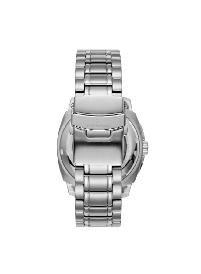 TORNADO Men's Stainless Steel Automatic Watch T7316-SBSNW - 42.4 mm