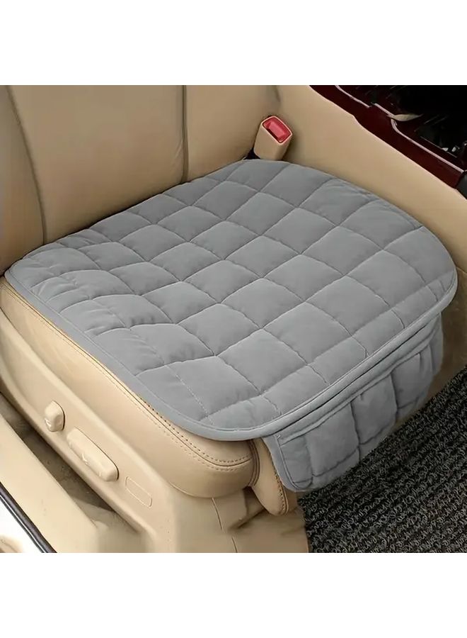 Memory Foam Car Seat Cushion Non Slip Breathable Lightweight All Season Comfort Grey - Image 1